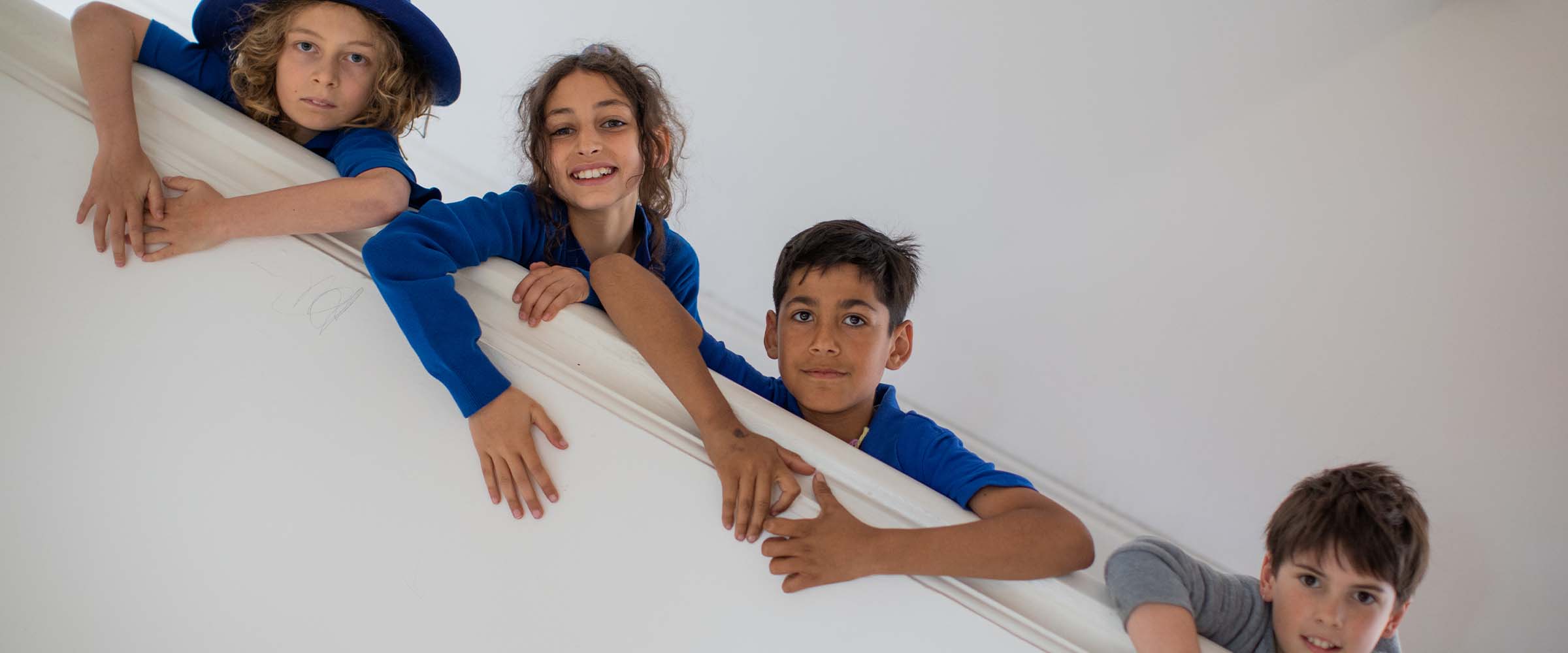 Primary students participating in a hands-on wellbeing activity guided by Be You materials.