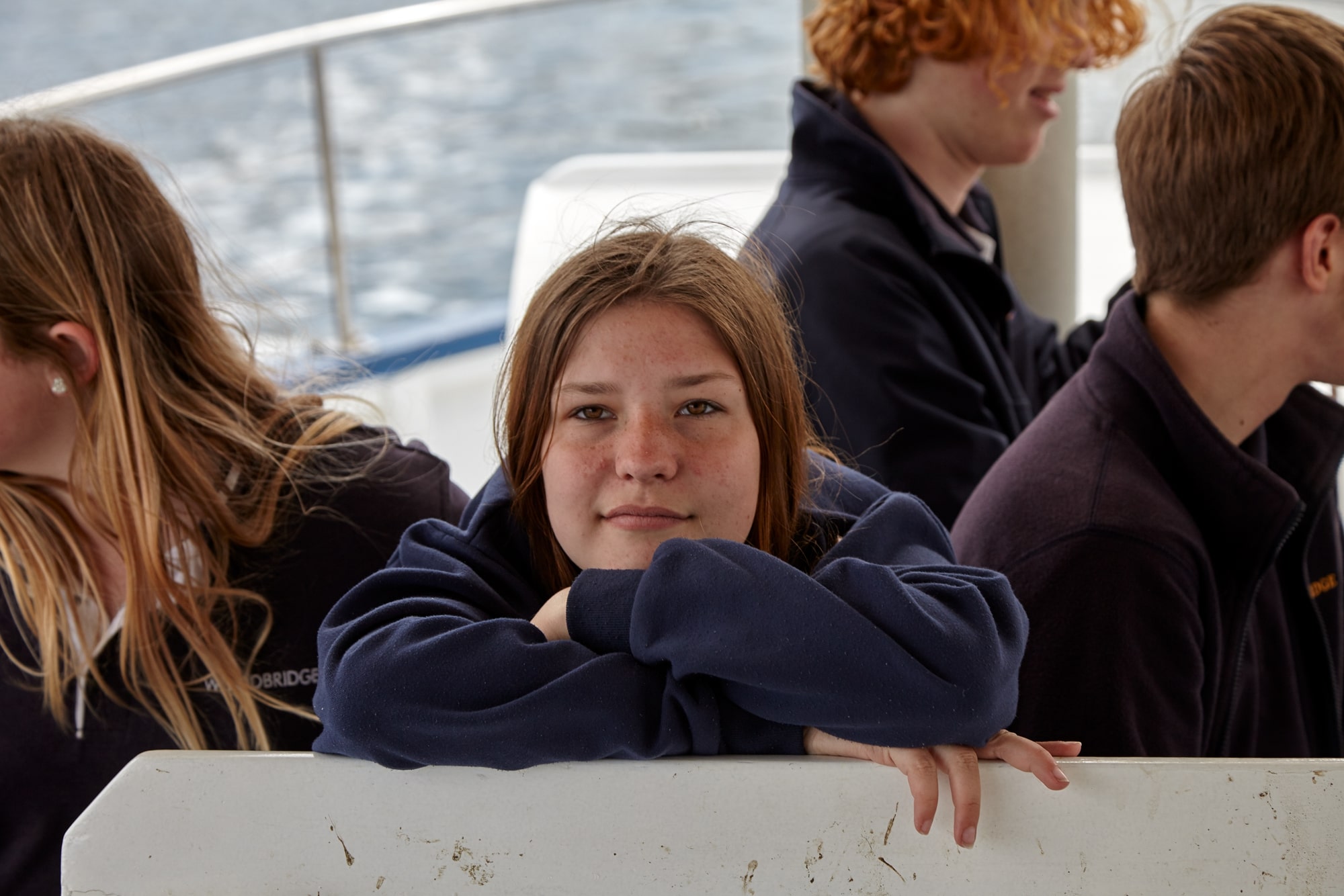 Student looking directly at the camera